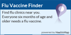 Flu Vaccine Finder describing how often individuals need to receive a Flu vaccine.